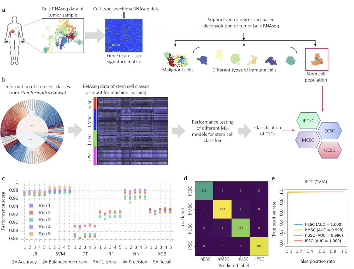 Next-Gen Profiling of Tumor-resident Stem Cells using Machine Learning